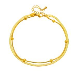 golden glow anklet